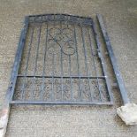 A hand made iron garden gate