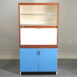 A vintage kitchen cabinet