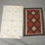 A Turkish kelim rug