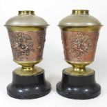 A pair of oil lamps