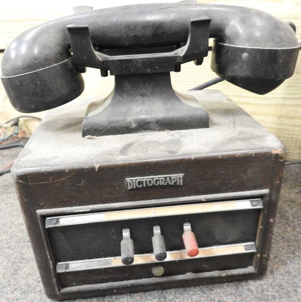 A vintage dictograph telephone - Image 4 of 5