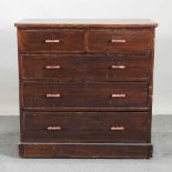 A Victorian pine chest