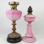 Two oil lamp bases