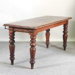 A Victorian mahogany serving table