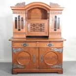 An early 20th century oak dresser