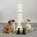 A collection of model dogs