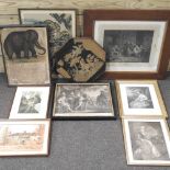 A collection of 19th century and later engravings