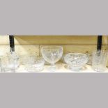 A collection of glassware