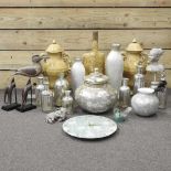 A collection of decorative items