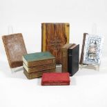 A collection of various miniature books