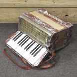 Two piano accordions