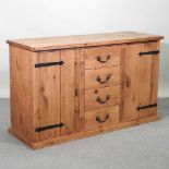 A pine sideboard