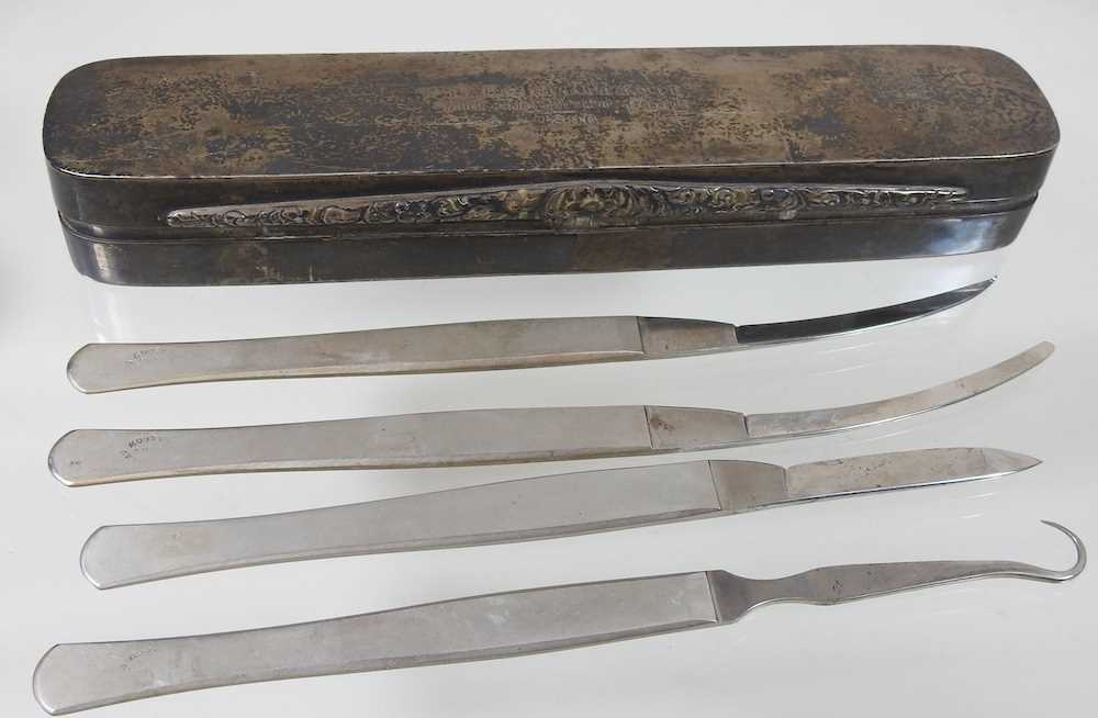 A set of Victorian surgeon's scalpels - Image 2 of 8