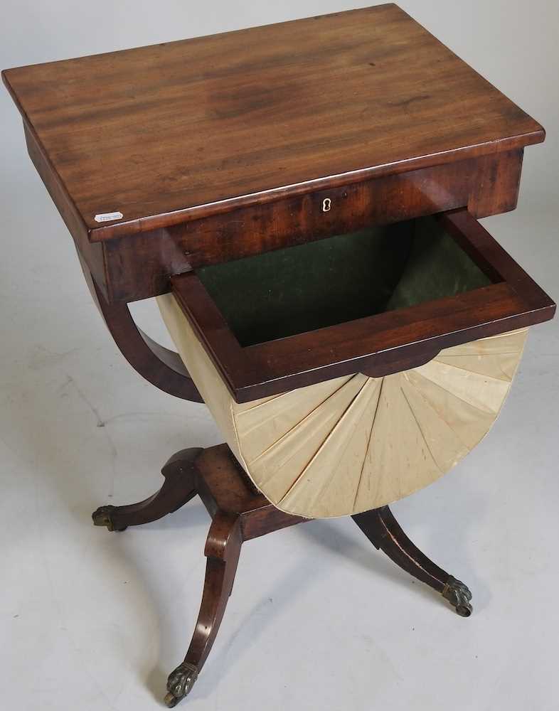 A Victorian work table - Image 2 of 5