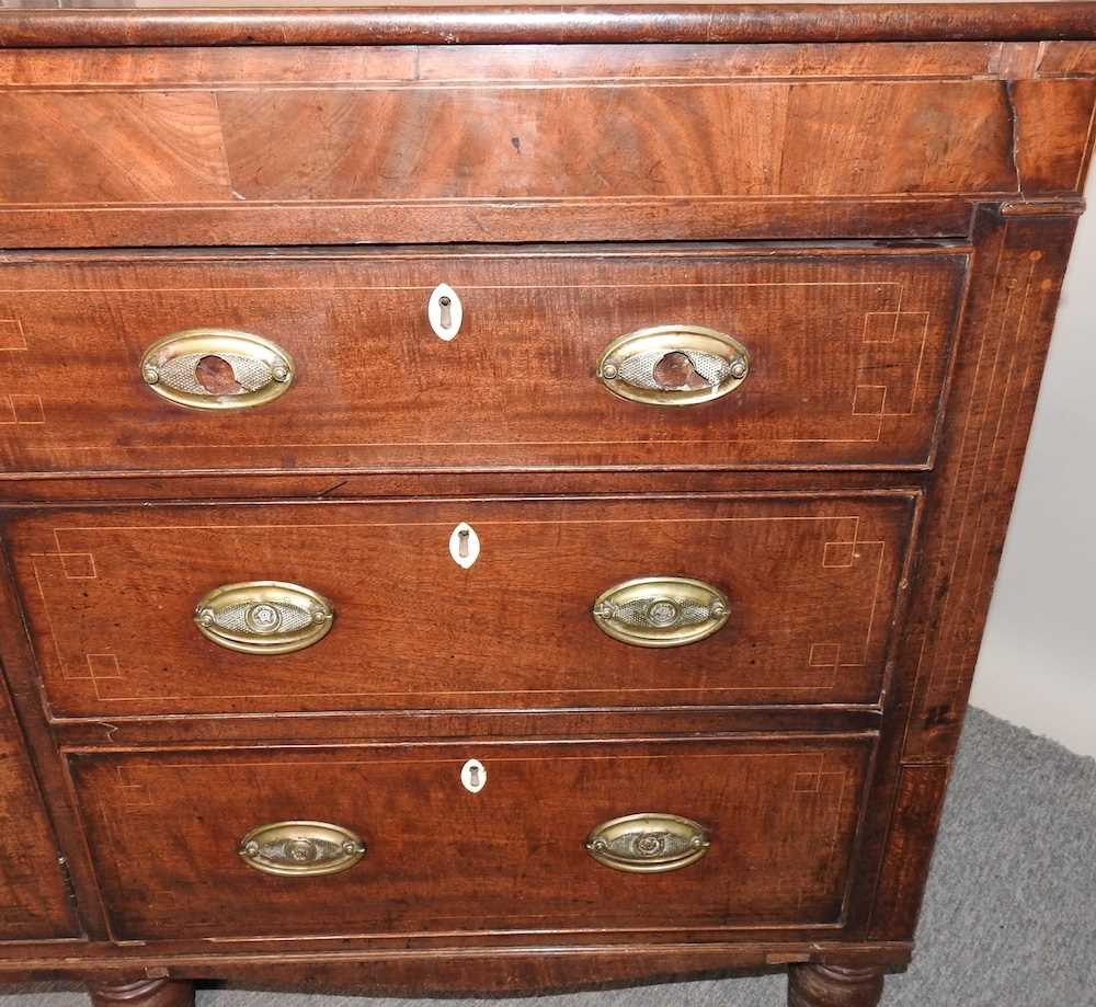 A 19th century mahogany dresser base - Image 5 of 10
