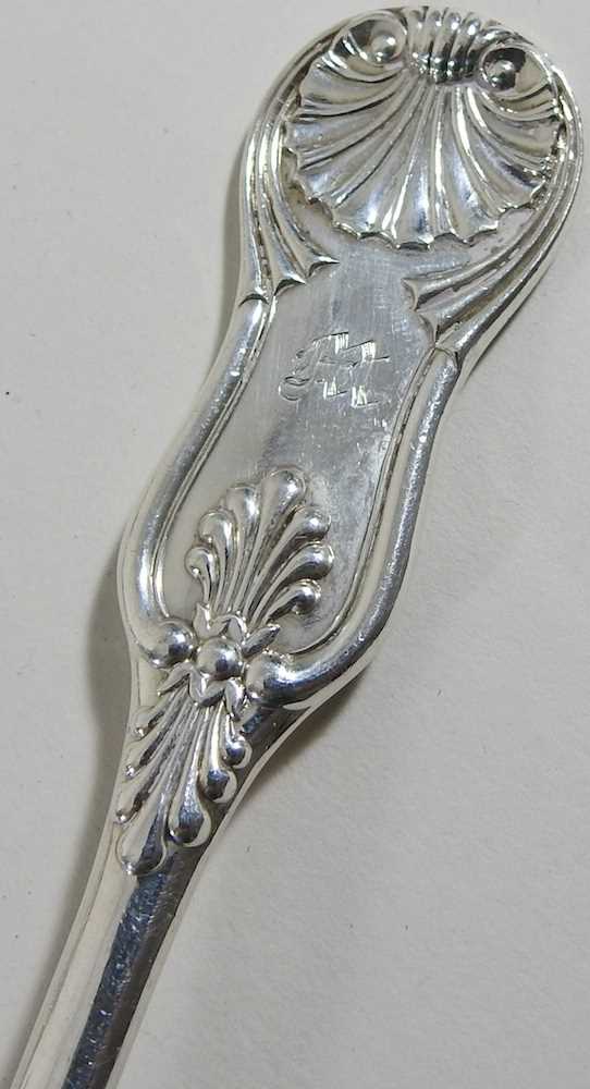 A Victorian Scottish silver table service - Image 2 of 3