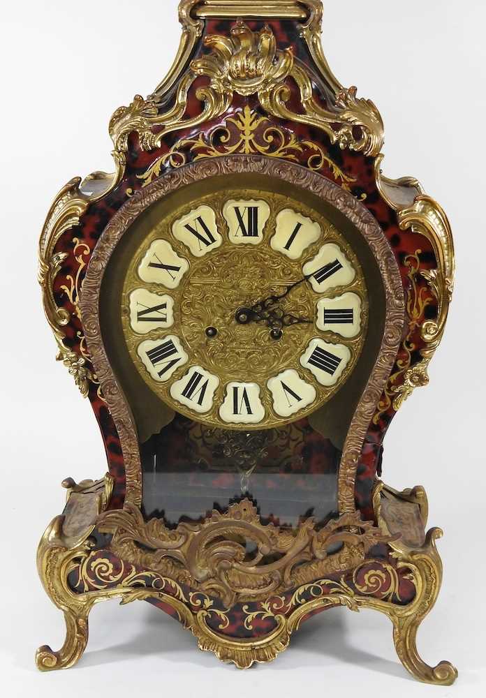 A large bracket clock - Image 2 of 12