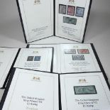 A collection of Harrington & Byrne stamp albums