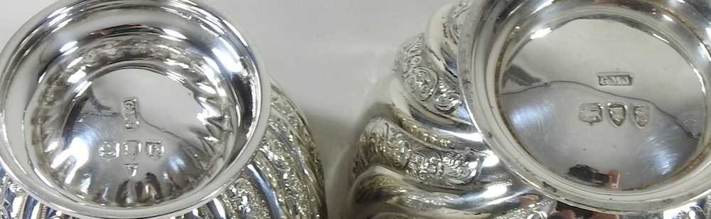 A Victorian silver bowl and spoon - Image 7 of 8