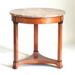 A fruitwood occasional table