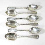 A set of six table spoons