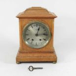 A 19th century bracket clock