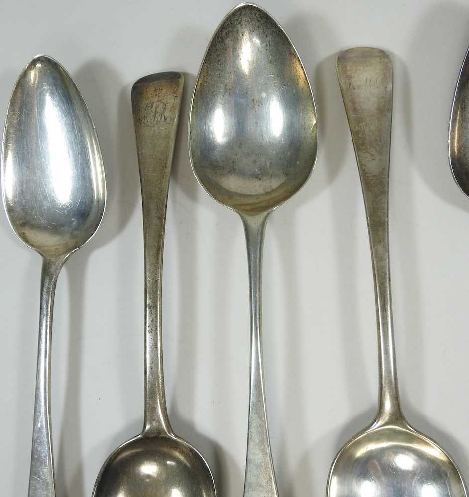 Seven silver table spoons - Image 4 of 4