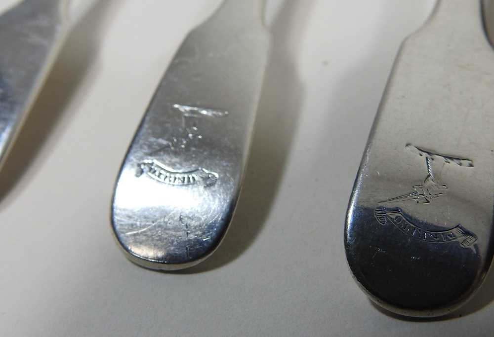 A collection of silver teaspoons - Image 2 of 4
