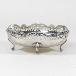 An Edwardian silver bowl