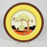 A Clarice Cliff plate