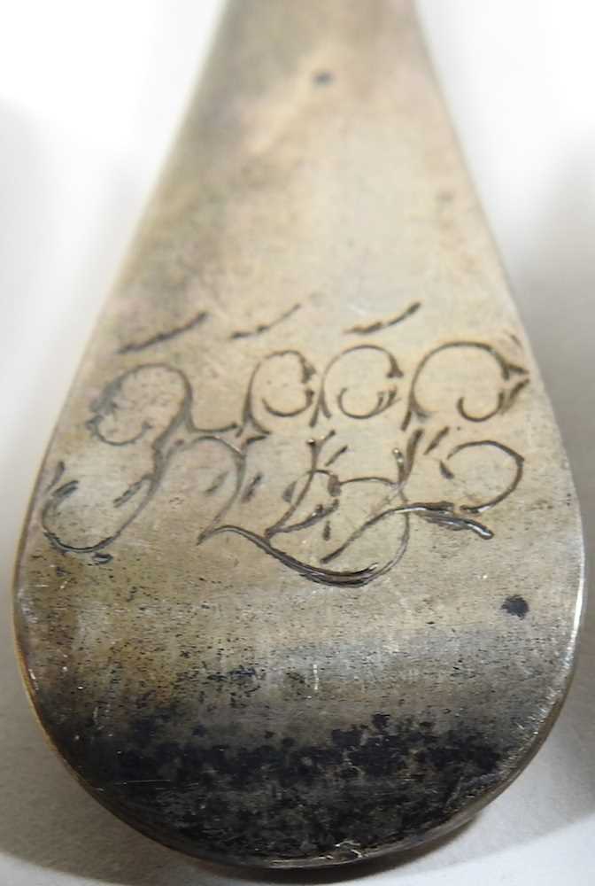 Seven silver table spoons - Image 2 of 4