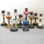 Ten oil lamp bases