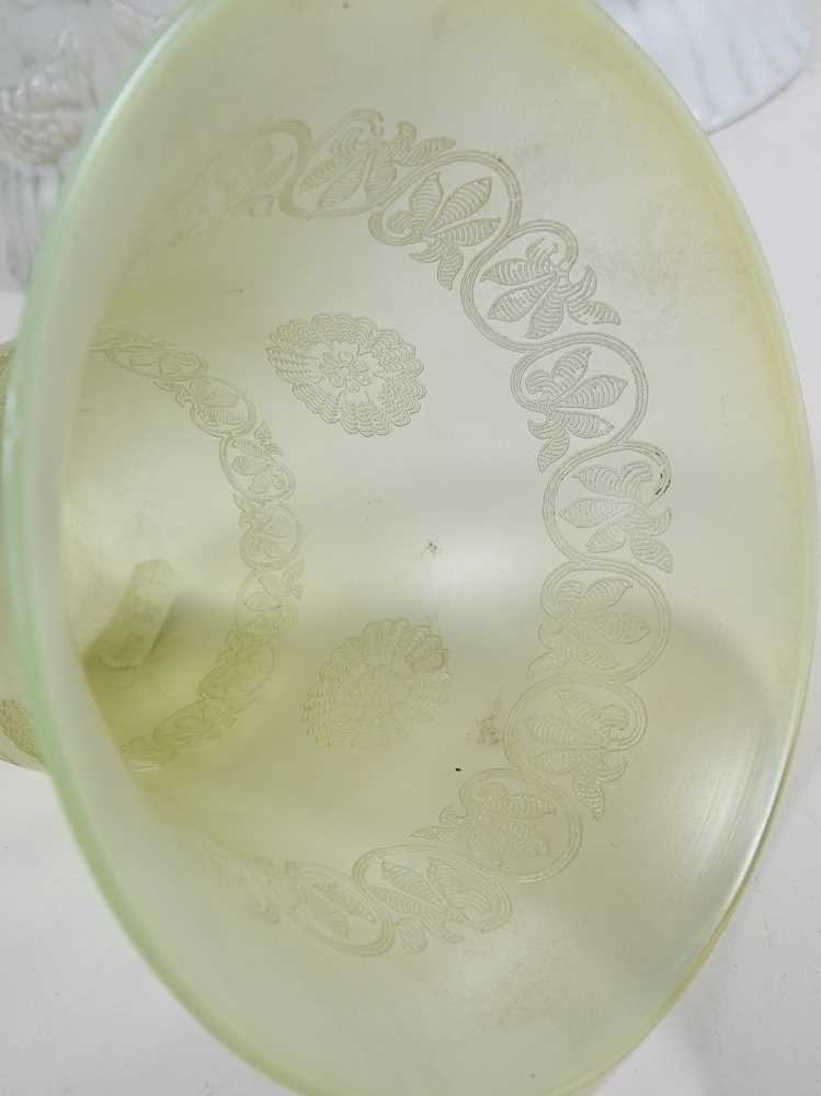 Three opaque glass shades - Image 6 of 6