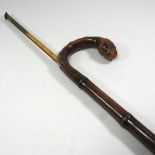 A Victorian walking/horse measuring stick