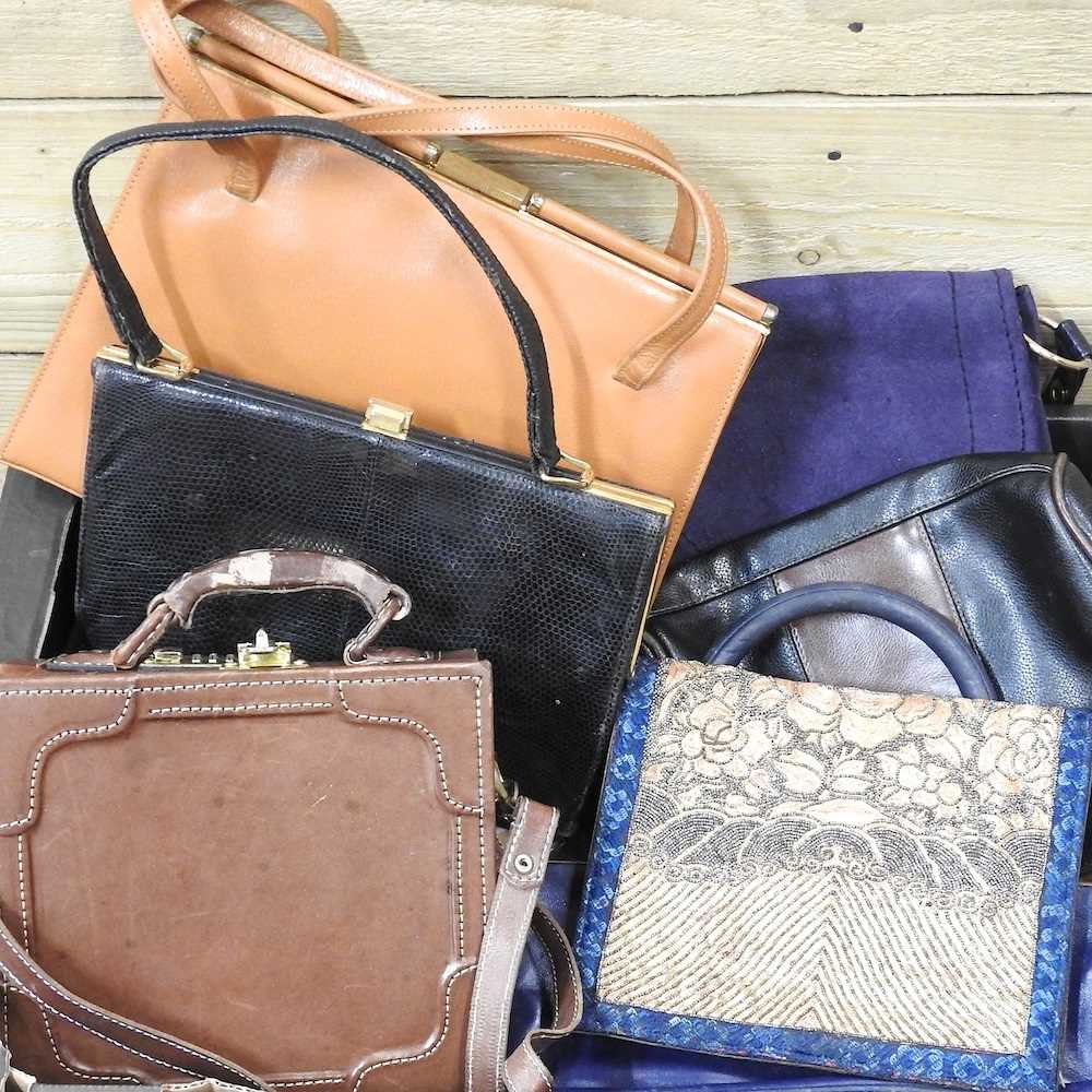 A collection of vintage bags