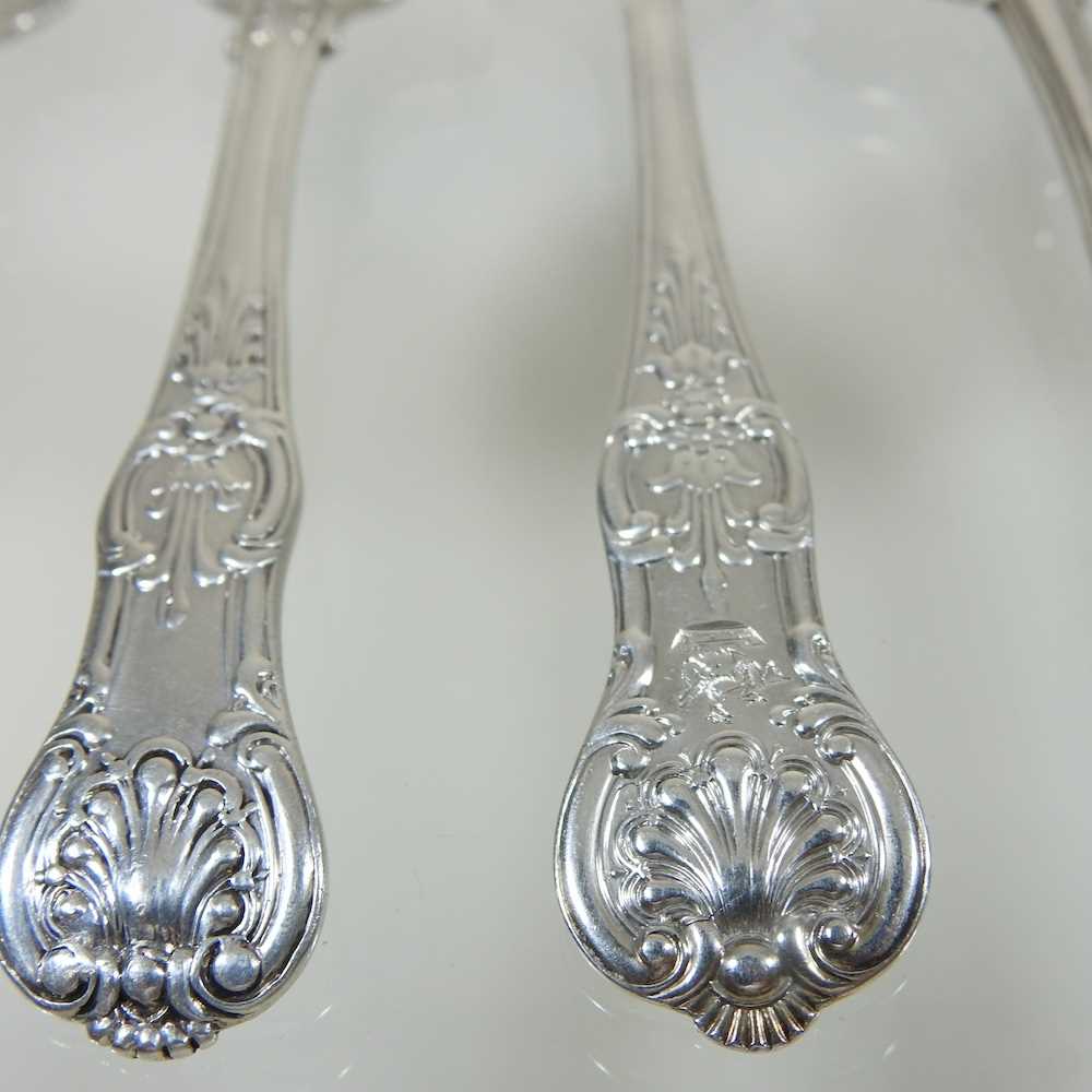 Six silver teaspoons - Image 2 of 3