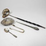 A toddy ladle and other items