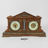 A desk clock/barometer