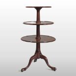 A mahogany dumb waiter