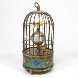 A birdcage clock