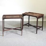 A pair of tables