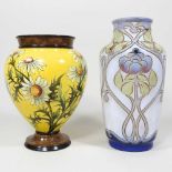 Two Doulton vases
