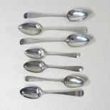 A collection of silver teaspoons