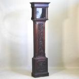 A longcase clock case