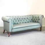 A chesterfield sofa
