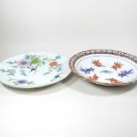 Two large plates