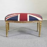 A Union Jack stool