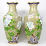 A pair of vases