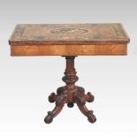 A 19th century card table