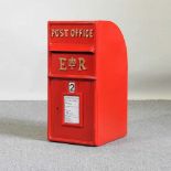 A red post box